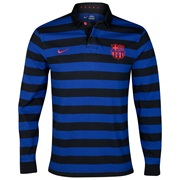 Barcelona Rugby Top - Deep Royal Blue/Black/Challenge Red