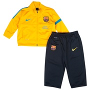Barcelona Sideline Knitted Warm Up Tracksuit - University Gold/Dynamic Blue - Infants