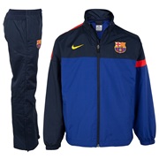 Barcelona Sideline Woven Warm-up Tracksuit - Deep Royal Blue/Tour Yellow - Youths