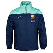 Barcelona Squad Rain Jacket Navy