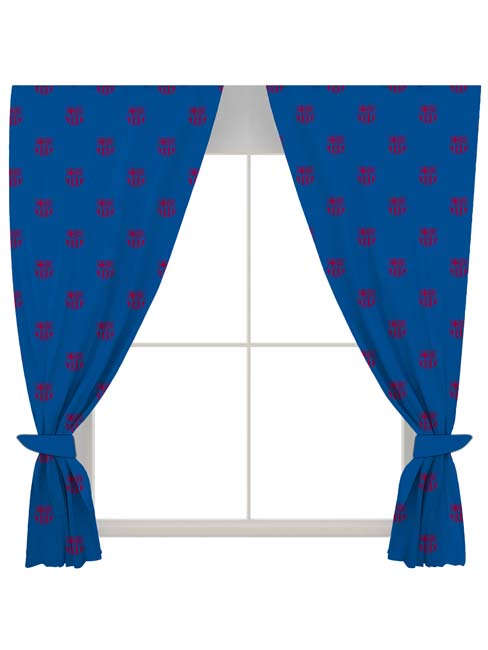 FC Barcelona Crest Curtains