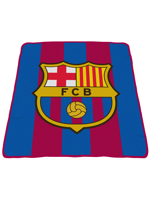 FC Barcelona Crest Fleece Blanket