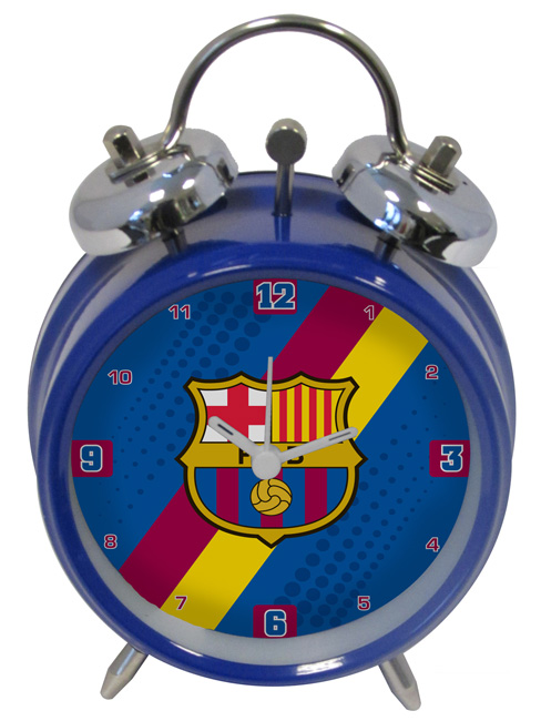 FC Barcelona Stripe Mini Bell Alarm Clock