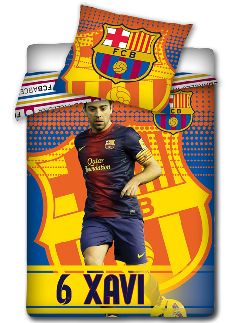 FC Barcelona Xavi Duvet Cover and Pillowcase Set