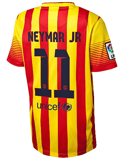 Nike FC Barcelona 2013 Away Shirt Neymar Junior