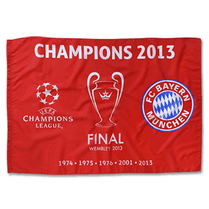 2013 Bayern Munich Champions Flag