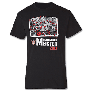 2013 Bayern Munich German Champions T-Shirt - Black