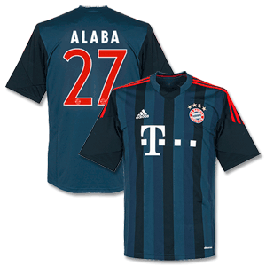 Bayern Munich 3rd Alaba Shirt 2013 2014