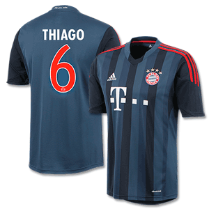 Bayern Munich 3rd Thiago Shirt 2013 2014