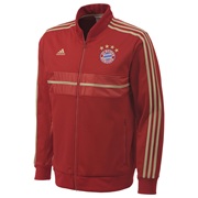 Bayern Munich Anthem Jacket - University Red/Light Football Gold