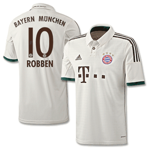 Bayern Munich Away Robben Shirt 2013 2014