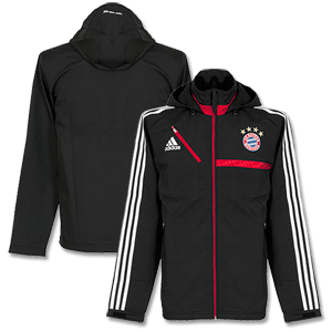 Bayern Munich Black Travel Jacket 2013 2014