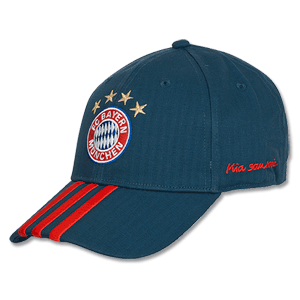 Bayern Munich Blue 3 Stripe Cap 2013 2014