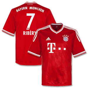 Bayern Munich Boys Home Shirt 2013 2014 + Ribery 7