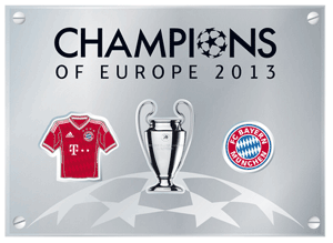 Bayern Munich Champions 2013 Acrylic Frame