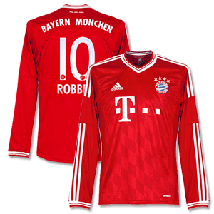 Bayern Munich Home L/S Robben Shirt 2013 2014