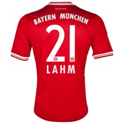 Bayern Munich Home Shirt 2013/14 with Lahm 21 printing
