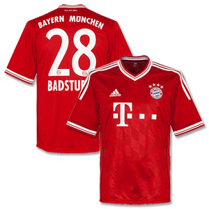 Bayern Munich Home Shirt 2013 2014 + Badstuber 28