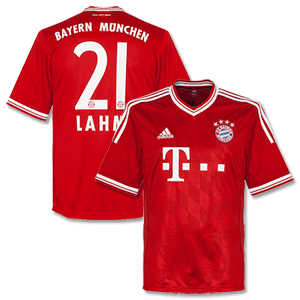 Bayern Munich Home Shirt 2013 2014 + Lahm 21