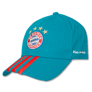 Bayern Munich Light Blue 3 Stripe Cap 2013 2014