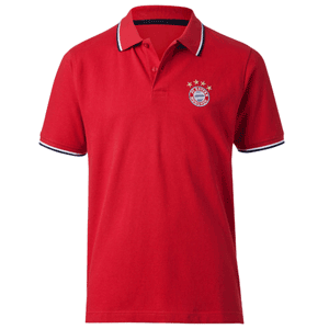 Bayern Munich Logo Polo Shirt - Red
