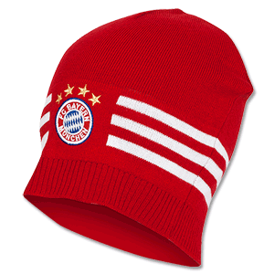 Bayern Munich Red 3 Stripe Beanie 2013 2014