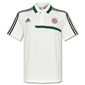 Bayern Munich White Polo Shirt 2013 2014