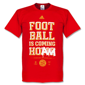 adidas Bayern Munich Champions League Winners T-Shirt - Red