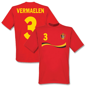 Belgium Vermaelen T-shirt - Red
