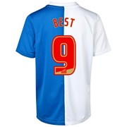 Blackburn Rovers Home Shirt 2013/14 - Kids with Best 9 printing