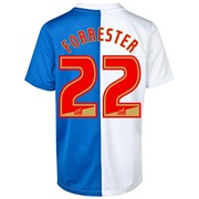 Blackburn Rovers Home Shirt 2013/14 - Kids with Forrester 22 printing