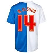 Blackburn Rovers Home Shirt 2013/14 - Kids with M.Olsson 14 printing