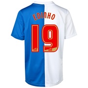 Blackburn Rovers Home Shirt 2013/14 with Edinho 19 printing