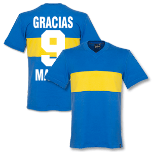 1960's Boca Juniors Retro Shirt + Gracias Martin 9