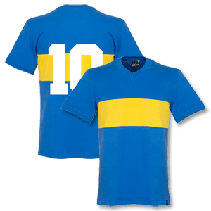 1960's Boca Juniors Retro Shirt + No 10