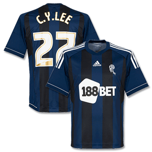 12-13 Bolton Away Shirt + C.Y.Lee 27