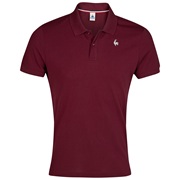 Le Coq Sportif Pique Polo - Retro Bordeaux