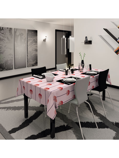 Lola Bordeaux Multi Purpose Wipe Clean Tablecloth