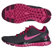 Nike Womens Nike Free Trainer Fit 2 - Anthracite/Fireberry-Bordeaux - Womens