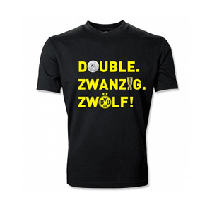 11-12 Borussia Dortmund Double Winners T-Shirt