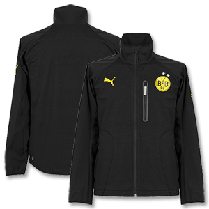 12-13 Borussia Dortmund Soft Shell Jacket - Black