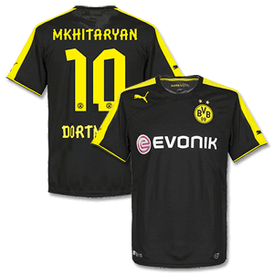 Borussia Dortmund Away Shirt 2013 2014 + Mkhitaryan 10
