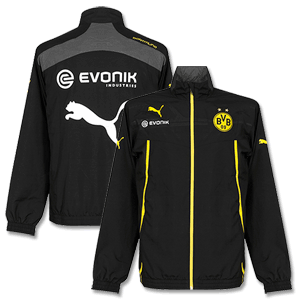 Borussia Dortmund Black Woven Jacket 2013 2014