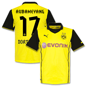 Borussia Dortmund Champions League Aubameyang Shirt 2013 2014