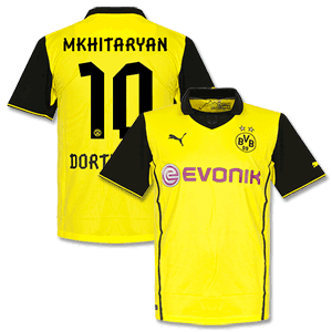 Borussia Dortmund Champions League Mkhitaryan Shirt 2013 2014