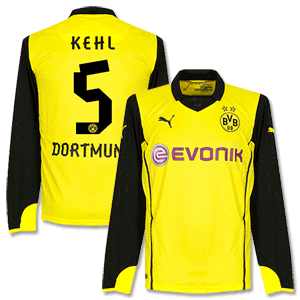 Borussia Dortmund L/S Champions League Kehl Shirt 2013 2014