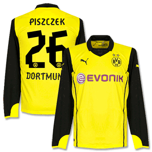 Borussia Dortmund L/S Champions League Piszczek Shirt 2013 2014