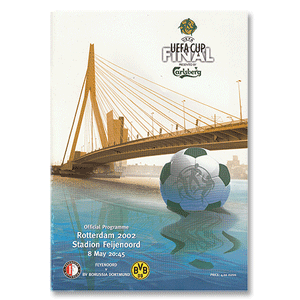 Feyenoord vs Borussia Dortmund UEFA Cup final in Rotterdam 8th May 2002