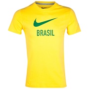 Brazil Core Basic Type T-Shirt - Varsity Maize/Dark Grey Heather