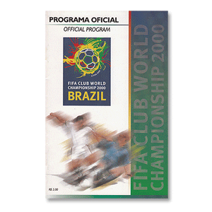 Fifa Club World Championship 2000 Programme - held in Brazil